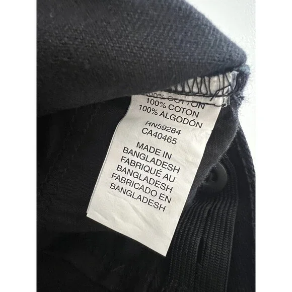 The Children's Place Boys Jeans Adjustable Skinny 100% Cotton Black Size 12 NWOT - Picture 4 of 7